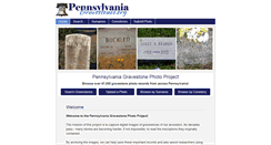 Desktop Screenshot of pennsylvaniagravestones.org